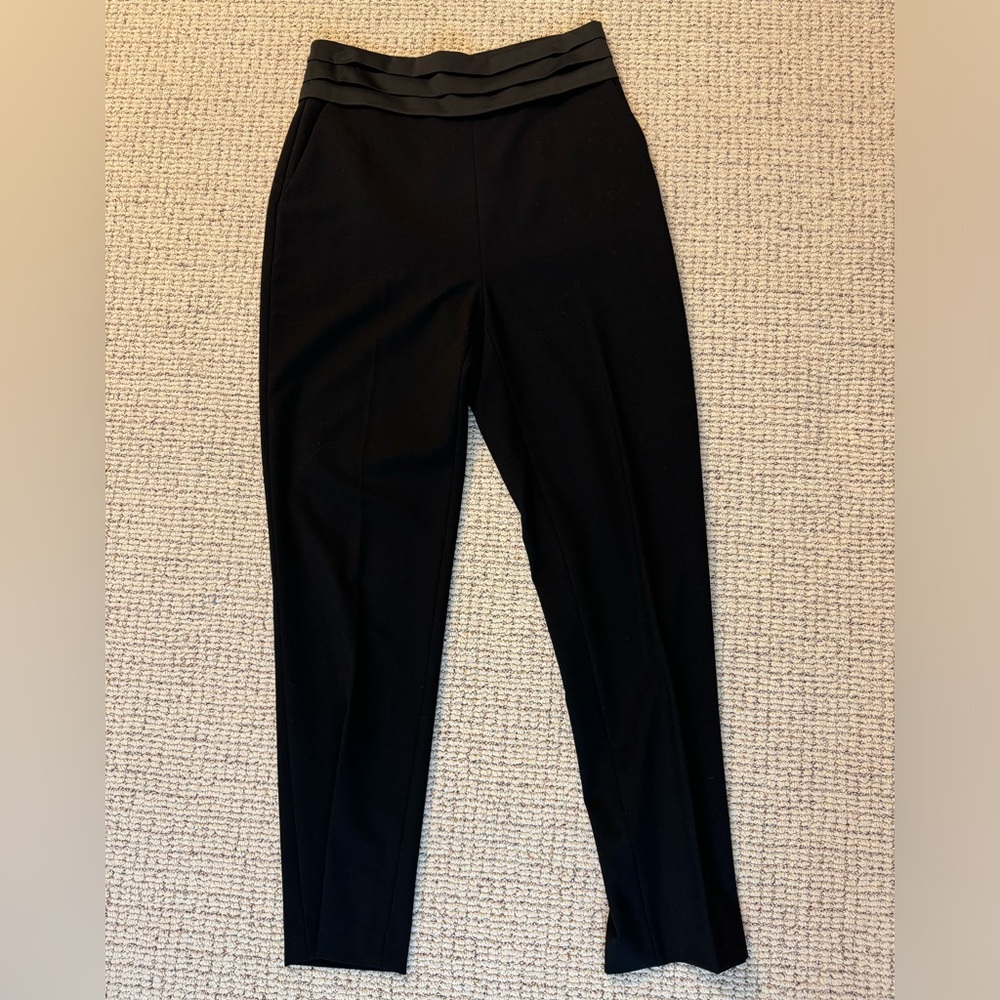 Used, like new, Calvin Klein black trouser zipper back size 2